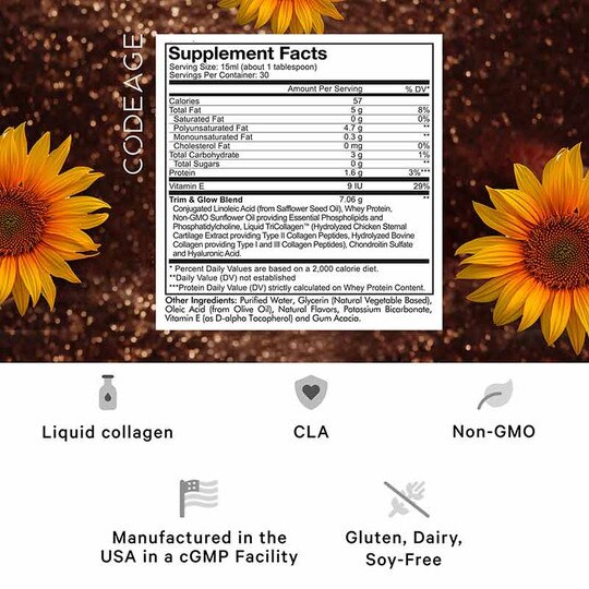Nanofood Liquid Collagen Trim & Glow, CDE